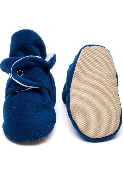 Kaydırmaz Tabanlı Pamuk Astarlı Çıtçıtlı Lacivert Panduf fiyatları