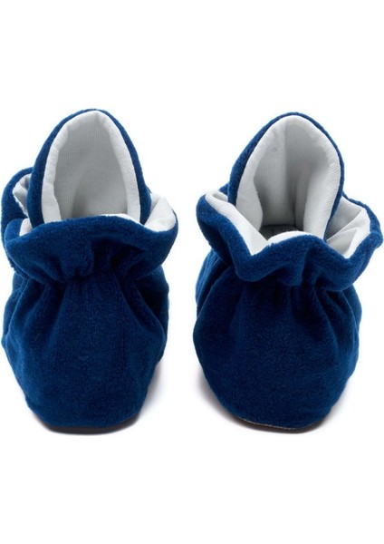 Kaydırmaz Tabanlı Pamuk Astarlı Çıtçıtlı Lacivert Panduf fırsatları