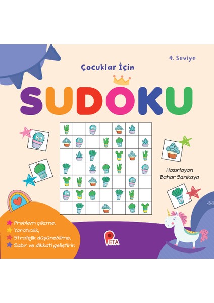 Çocuklar İçin Sudoku 4. Seviye - Bahar Sarıkaya