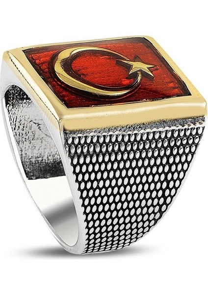 925 Ayar Gümüş Teşkilat Yüzüğü