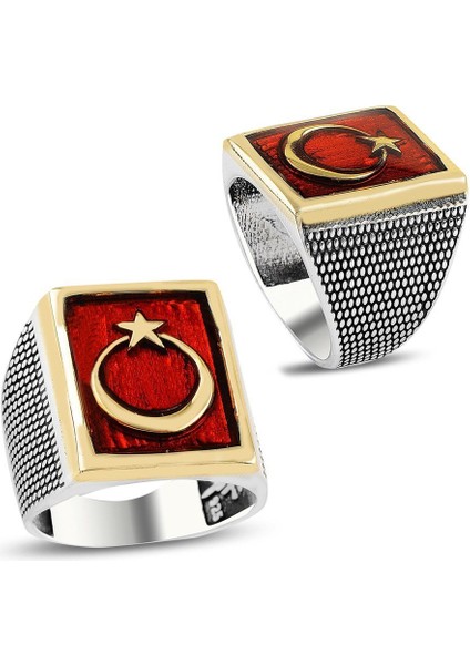 925 Ayar Gümüş Teşkilat Yüzüğü indirimleri