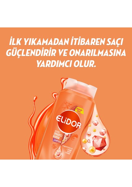 Onarıcı Bakım Şampuan 650 ml ve Onarıcı Bakım Kremi 200 ml