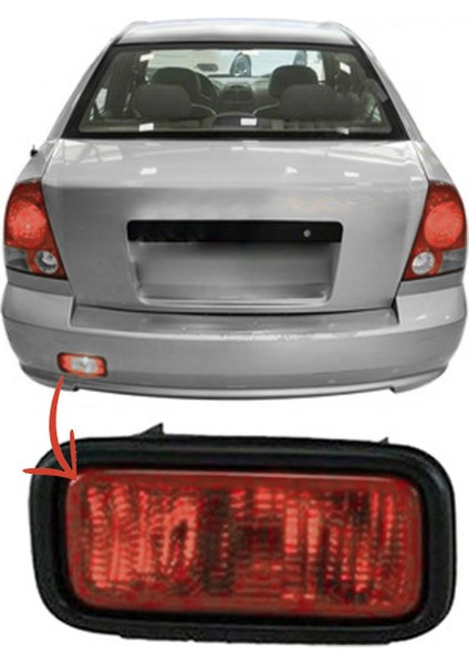 Hyundai Accent Reflektör Arka Tampon 9240525500 2003-2005 Arası fiyatları