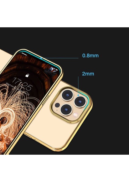 Apple iPhone 13 Mini Kılıf Darbeye Dayanıklı Renkli Kenar Şeffaf Yüzey Sert Silikon Pixel Kapak Mavi indirimleri