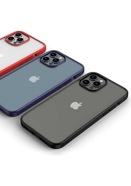 Apple iPhone 11 Pro Kılıf Ultra Ince Renkli Kenar Şeffaf Arka Yüzey Yumuşak Lüx Silikon Hom Kapak Mor