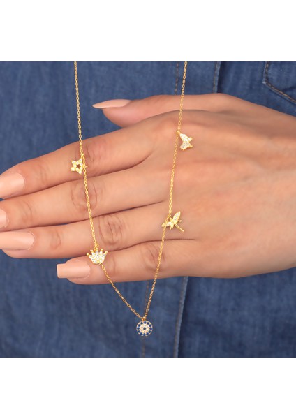 925 Ayar Gümüş Şans Kolyesi fiyatları