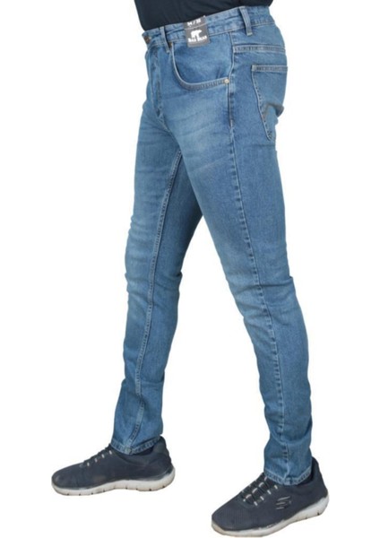 21.02.70.007_Kevin 811 Jean C6628 Normal Bel Comfort Fit Düz Mavi Erkek Denim Pantolon