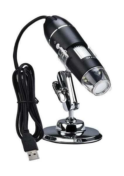1600X Zoom 2mp USB Dijital Mikroskop 8 Ledli Kamera