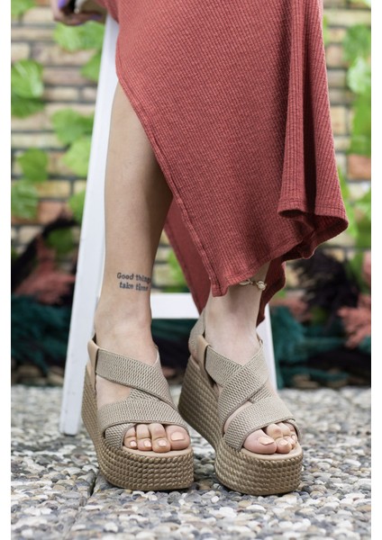 Vizon Kadın Yüksek Topuklu Sandalet 0012460 indirimleri