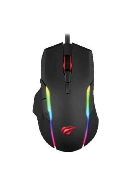 MS1012A Kablolu Rgb Gaming Mouse Siyah