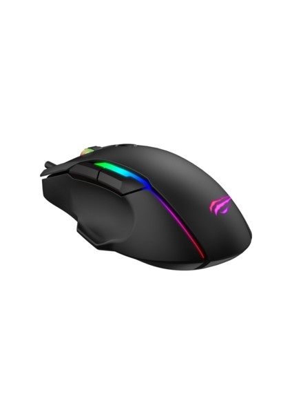 MS1012A Kablolu Rgb Gaming Mouse Siyah