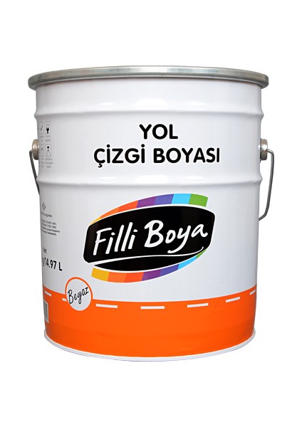 Filli Yol Çizgi Boyası Çember Sarı 25 kg