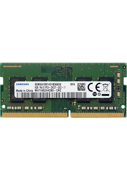 4 GB 2400 Mhz Ddr4 Dizüstü Bilgisayar Ram'i (M471A5244CB0-CRC) (Yurt Dışından)