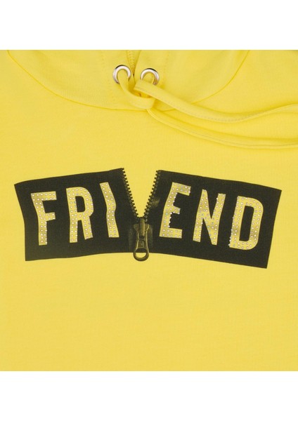 Kız Çocuk Kapüşonlu Yarım Kollu Sweatshirt modelleri