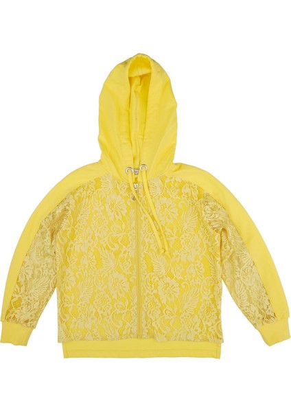 Kız Çocuk Fermuarlı Sweatshirt