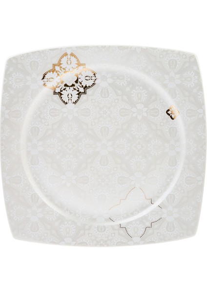 Goldies 57 Parça 12 Kişilik Kare Porselen Yemek Takımı fiyatları