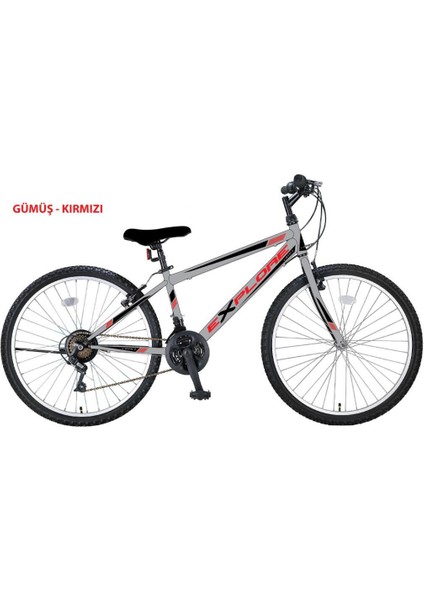 Ümit 26 Jant Explorer Mtb 21 Gümüş Kırmızı