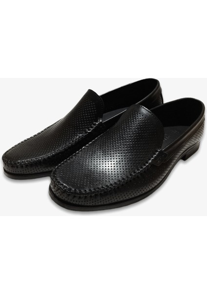 Erkek Siyah Deri Klasik Ayakkabı modelleri