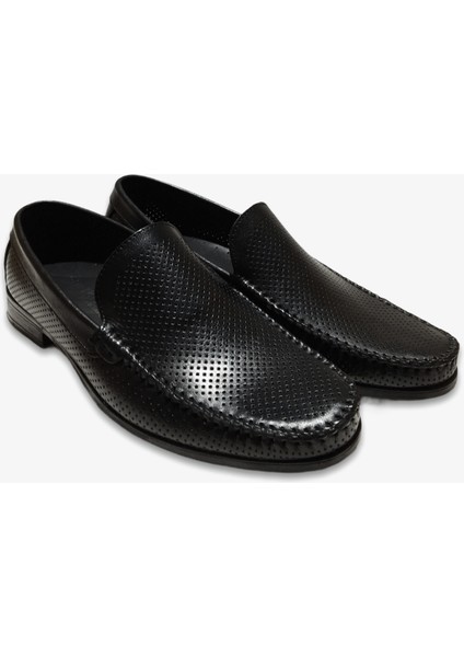 Erkek Siyah Deri Klasik Ayakkabı fırsatları