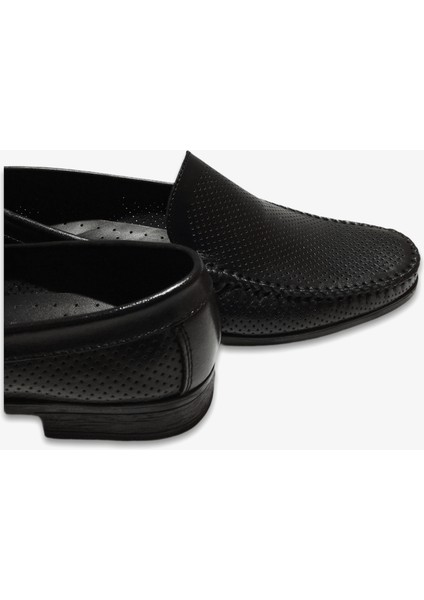 Erkek Siyah Deri Klasik Ayakkabı indirimleri