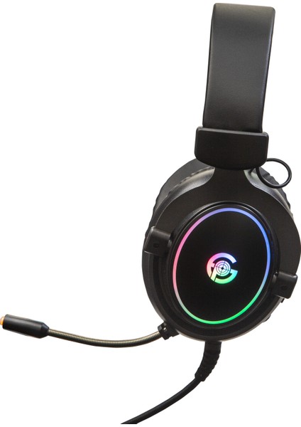 Performax COCKPIT Siyah USB 7.1 Surround RGB Aydınlatma Gaming Mikrofonlu Oyuncu Kulaklığı