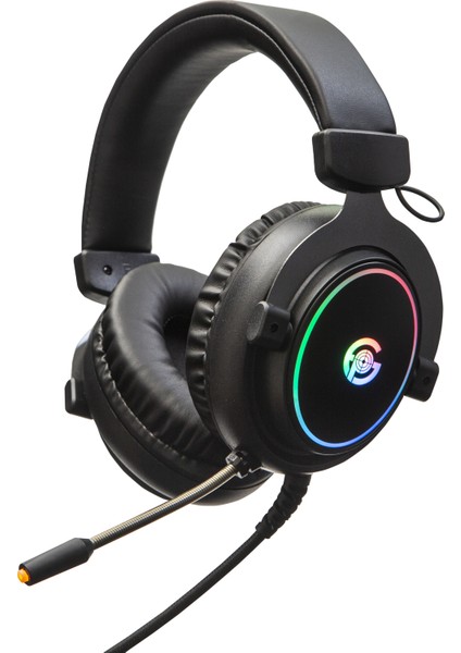 Performax COCKPIT Siyah USB 7.1 Surround RGB Aydınlatma Gaming Mikrofonlu Oyuncu Kulaklığı