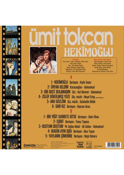 Ümit Tokcan - Hekimoğlu (Plak)