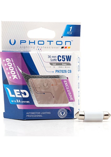 C5W 12-24V 36mm Sofit Exclusive Serisi Can-Bus Led PH7026