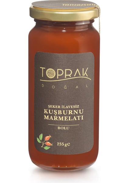 Toprak Doğal Kuşburnu Marmelatı 255 G Bolu