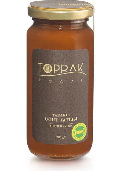 Toprak Doğal Uğut Tatlısı - Nevruz Tatlısı 280 G Sakarya - ŞEKERSİZ Buğday Çimi Marmelatı