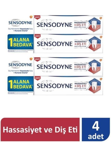 Hassasiyet & Diş Eti 1+1 Diş Macunu x 2