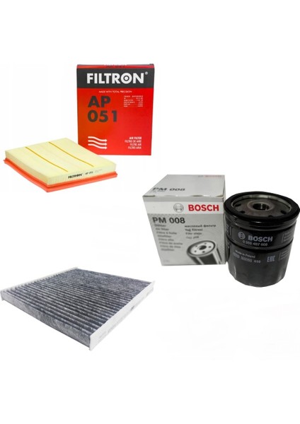 Bosch Opel Astra H Kasa Filtre Bakım Seti
