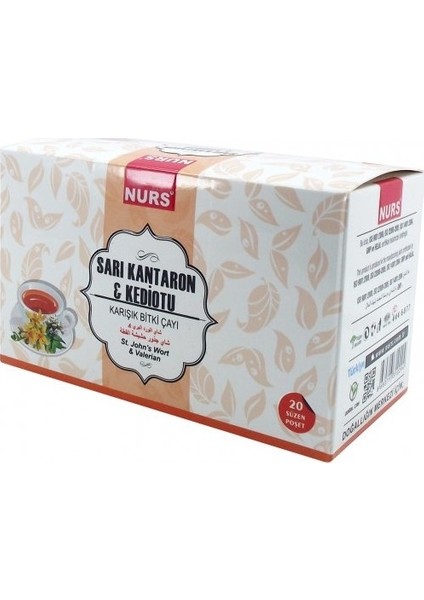Sarı Kantaron & Kediotu K.bitki Çayı 20Lİ