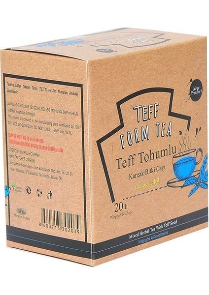 Teff Tohumlu 20Lİ Karışık Bitki Çayı