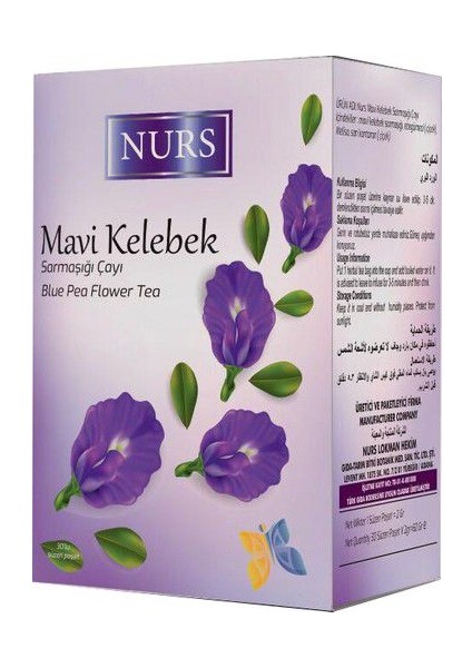 Mavi Kelebek Sarmaşığı Çayı