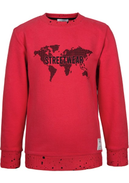 Baskılı Erkek Çocuk Sweatshirt