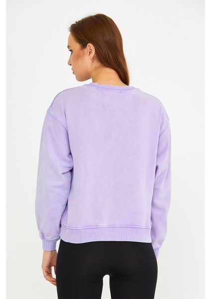 Parça Boyalı Kadın Sweatshirt indirimleri