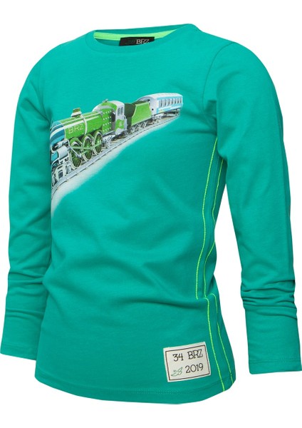 Tren Baskılı Erkek Çocuk T-Shirt fiyatları