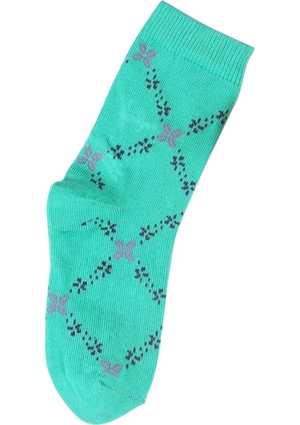 Sarmaşık Desenli Kız Çocuk Çorabı 3lü Set modelleri