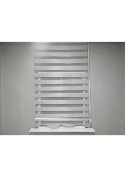 Dilimli Soft Bamboo Gri Zebra Perde fiyatları