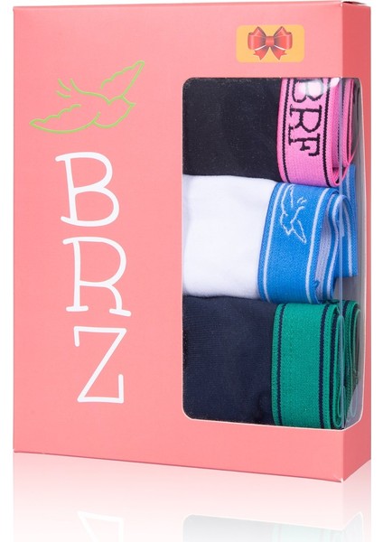 Kız Çocuk 3'lü Boxer Set