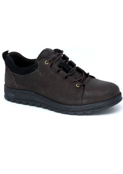 Trendyshoes 8328 Kaymaz Kauçuk Taban Rahat Erkek Kışlık Ayakkabı