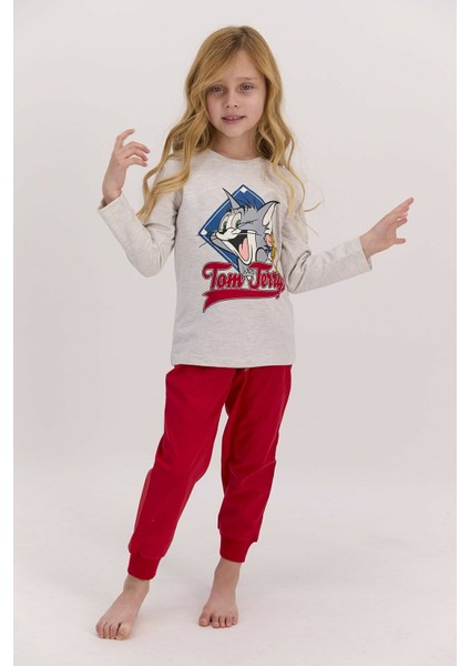 Tom ve Jerry Anne-Kız Pijama Takımı Çocuk 1409