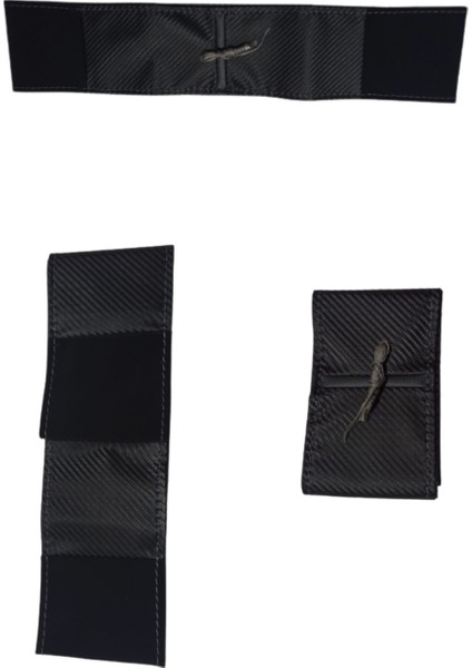 Honda Prelude 1991-1996 Direksiyon Kılıfı Carbon ve Akantara Siyah Yüzük