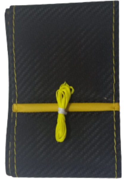 Citroen C3 - Ds3 2009-2016 Direksiyon Kılıfı Carbon Sarı Yüzük Sarı Ip fiyatları