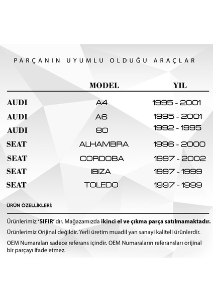 Vw Passat, Audi A4, Seat Ibiza Için Motor Muhafaza Kapak Tapası fiyatları