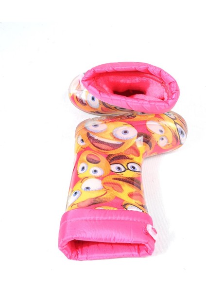 21-14 Srb Pembe Emoji Kürklü Kız Çocuk Çizme fiyatları