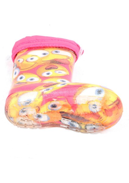 21-14 Srb Pembe Emoji Kürklü Kız Çocuk Çizme indirimleri