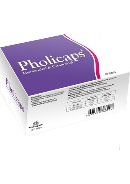 Pholicaps Inositol 60 Kapsül