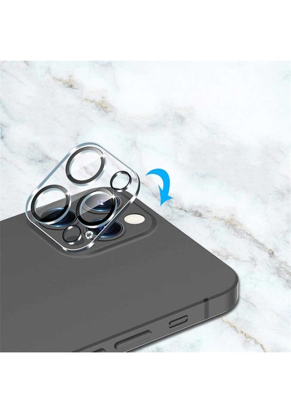 Casestreet Apple Apple iPhone 13 Pro Max Kamera Lens Koruyucu Cam Full Şeffaf modelleri